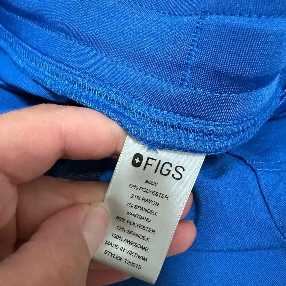 Figs Men’s Royal Blue Axim 2.0 Cargo Style Scrub Pant Size X-Small